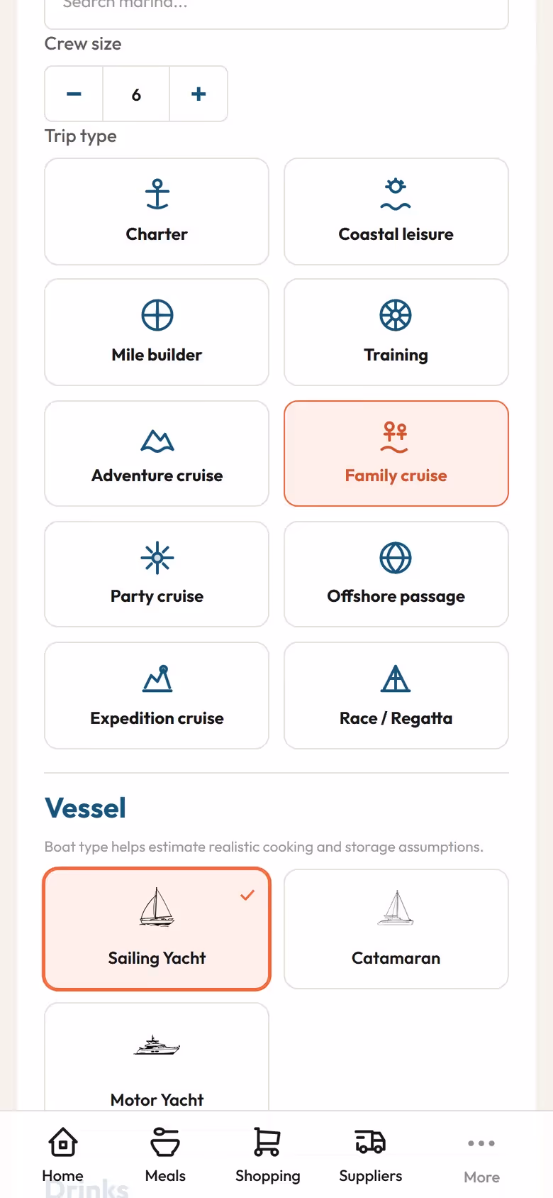 Plans that adapt to real sailing conditions
