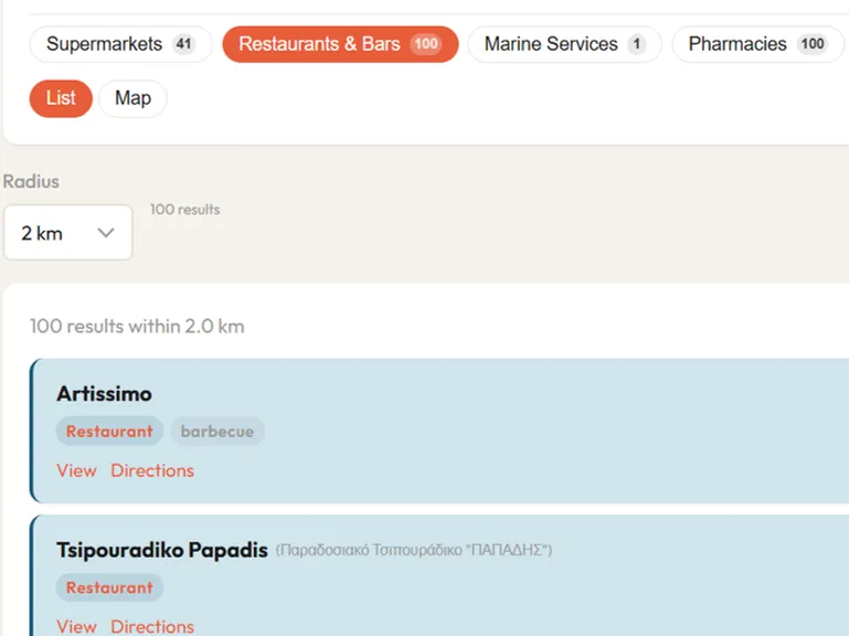 Victuo suppliers view